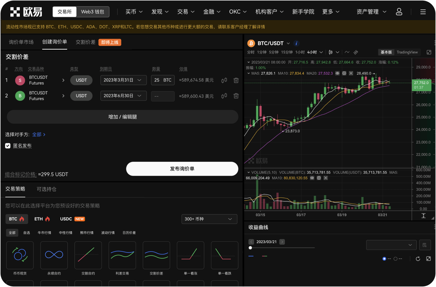 官网支持杠杆代币交易吗